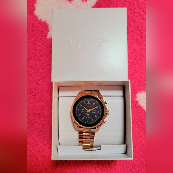 Michael Kors Gen 6 Bradshaw Rose Gold Smartwatch S.Steel.Model: MKT5133 - Picture 8 of 9